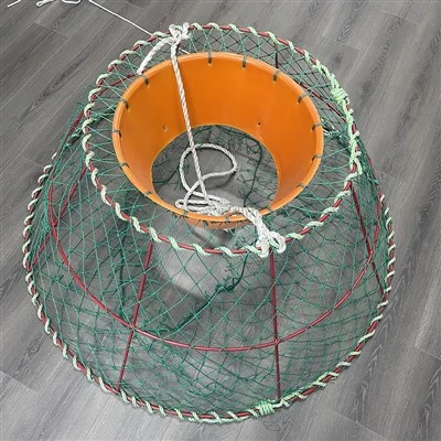 Pot Kepiting Komersial Dengan Rangka Baja Dilapisi Plastik